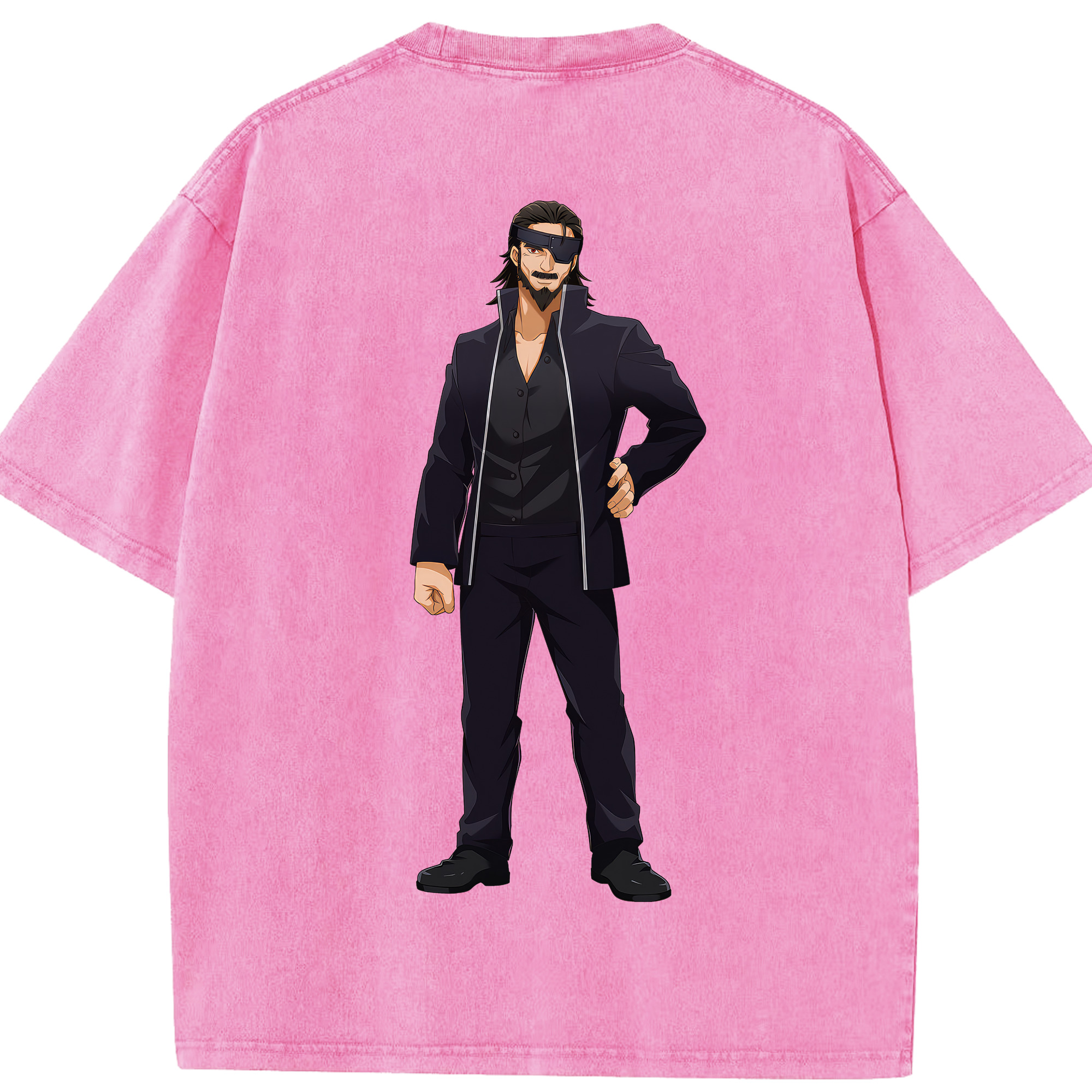 （画像用） 呪術廻戦 Jujutsu Kaisen 綿100% ヴィンテージ風 半袖Tシャツ（背面プリント）